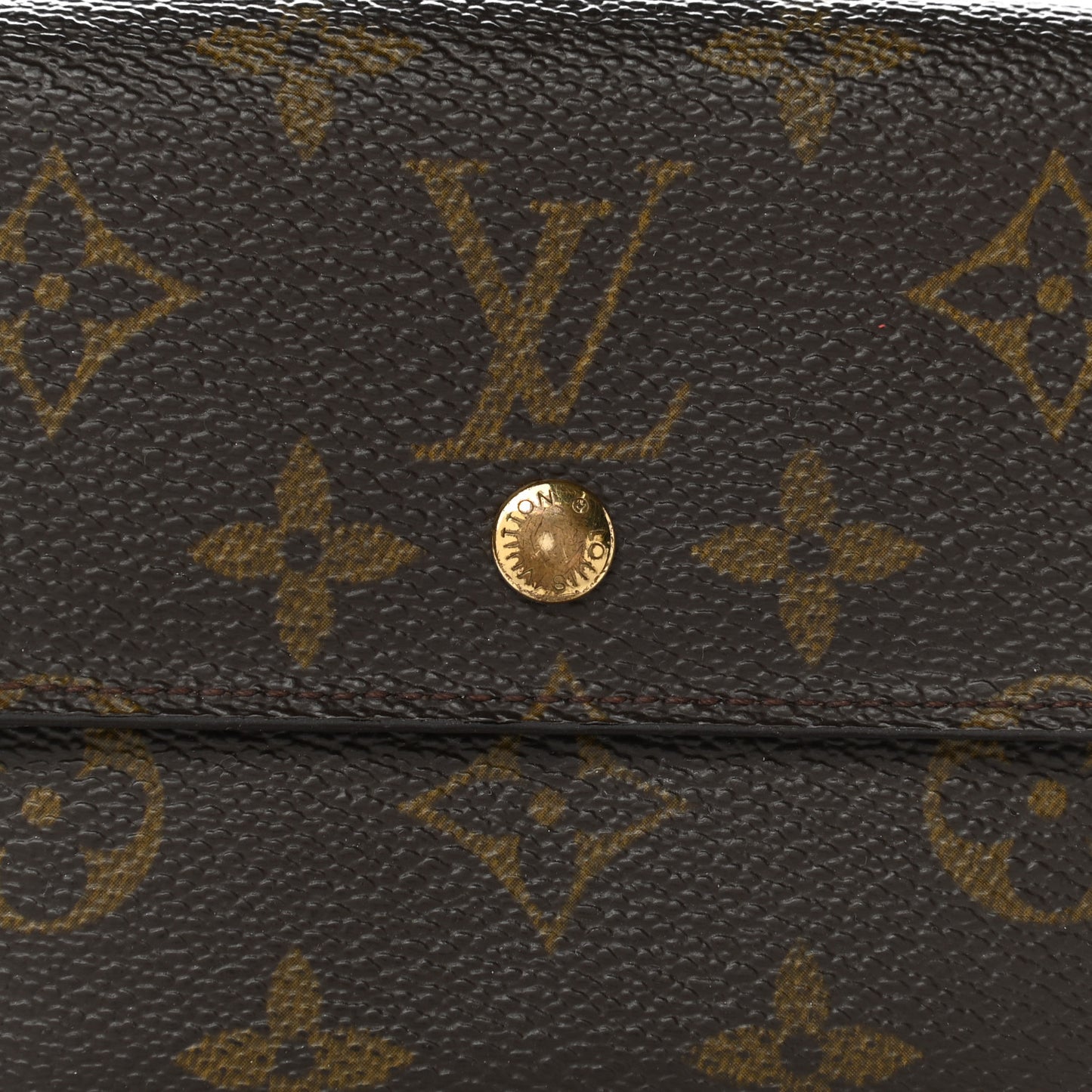 Monogram Porte-Monnaie Billets Cartes Credit Wallet