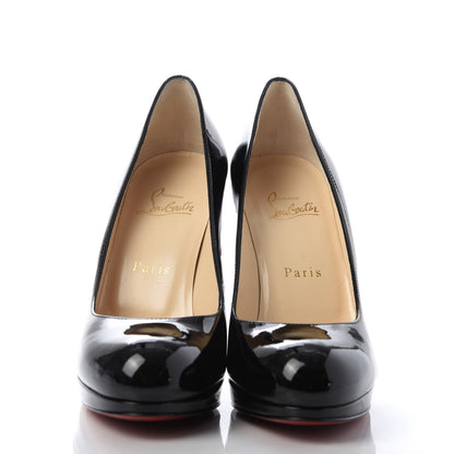 Christian Louboutin Patent New Simple 120 Pumps 37.5 Black 2 of 9