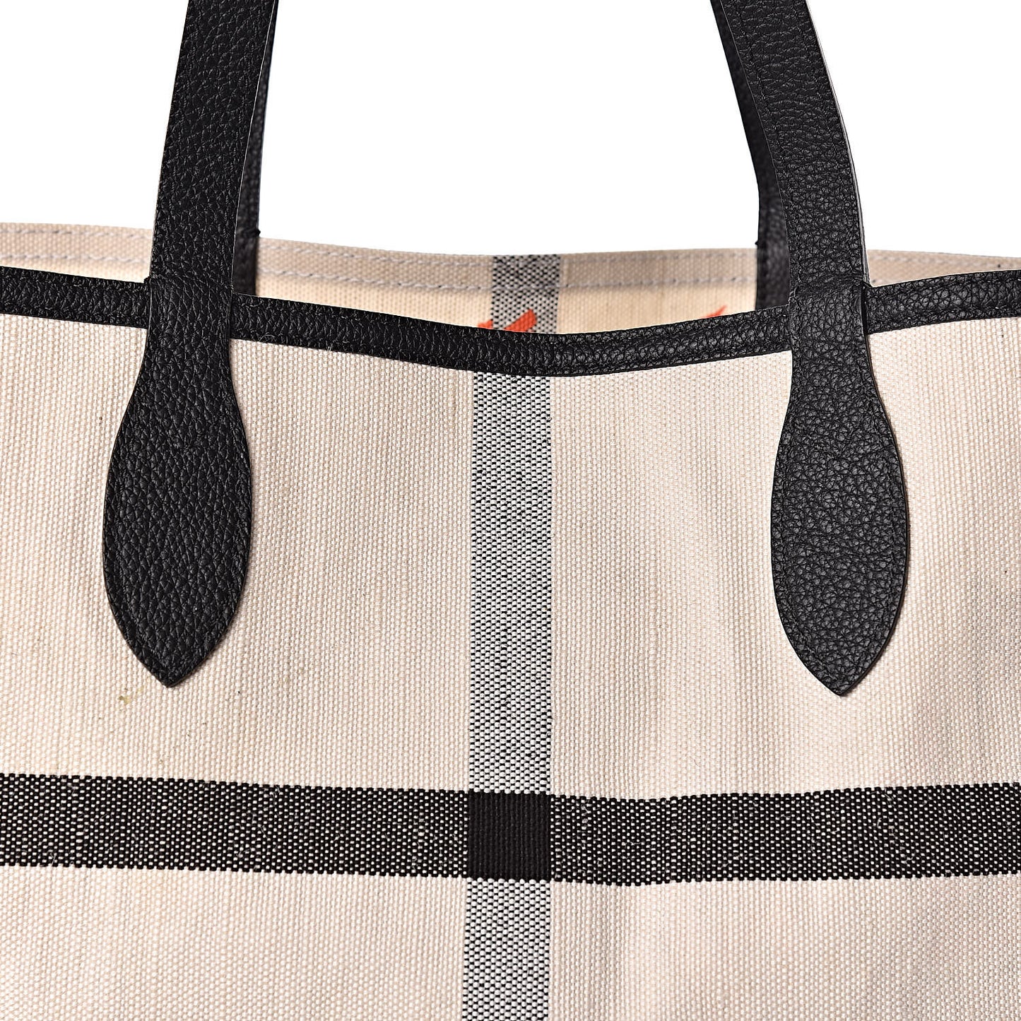 Coated Canvas Medium Reversible Doodle Tote White Black