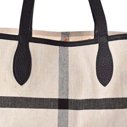 Burberry Coated Canvas Medium Reversible Doodle Tote White Black 13 of 13