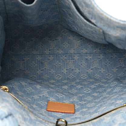 Louis Vuitton Monogram Washed Denim Let Go PM Sky Blue 5 of 10