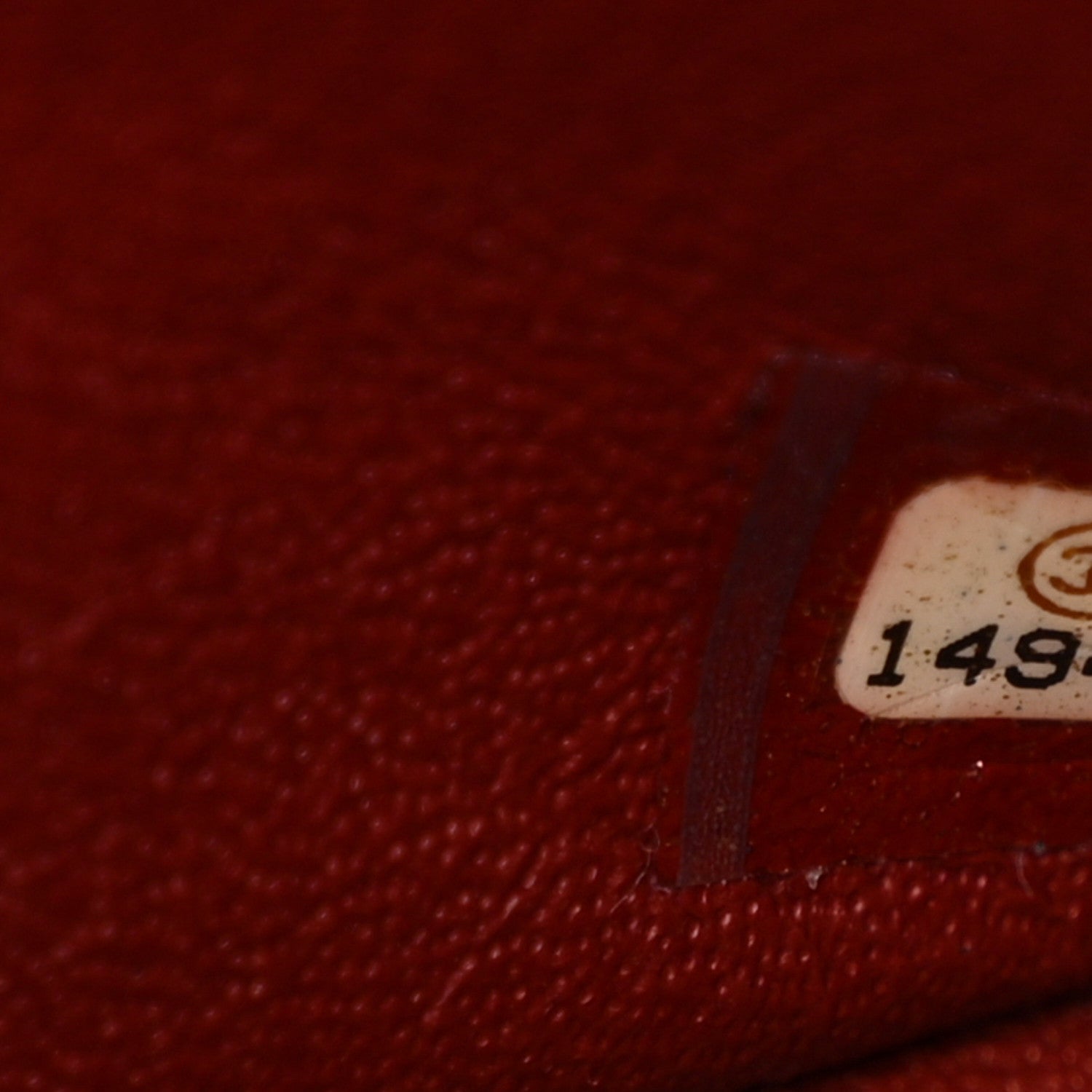 Chanel Caviar Quilted Jumbo Double Flap Dark Red 7 of 10