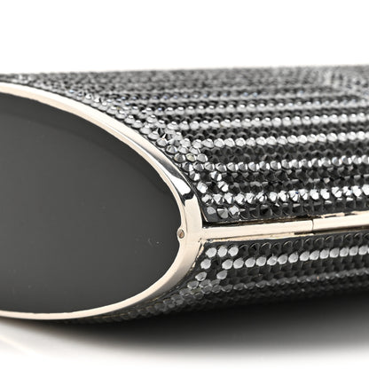 Judith Leiber Swarovski Crystal Minaudiere Clutch Black 9 of 9