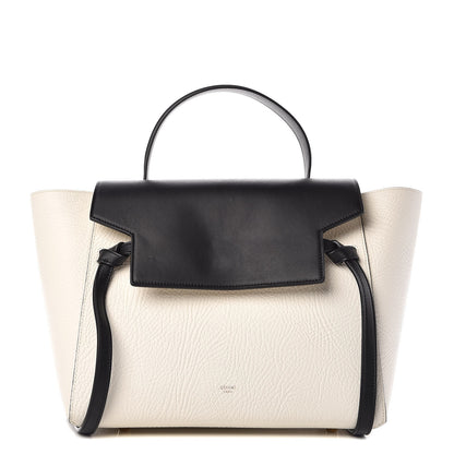 Celine Elephant Calfskin Mini Belt Bag White 1 of 9