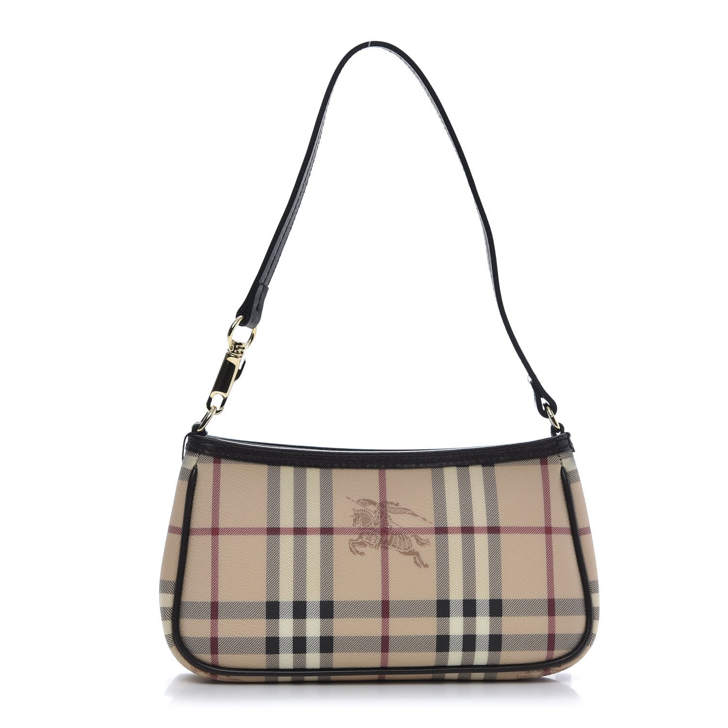 Burberry Haymarket Check Sling Bag Chocolate 1 of 10