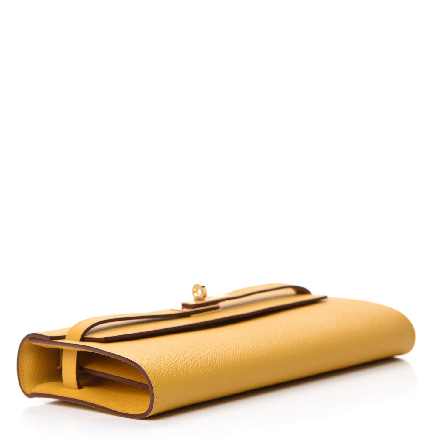 Epsom Kelly Wallet To Go Jaune Ambre
