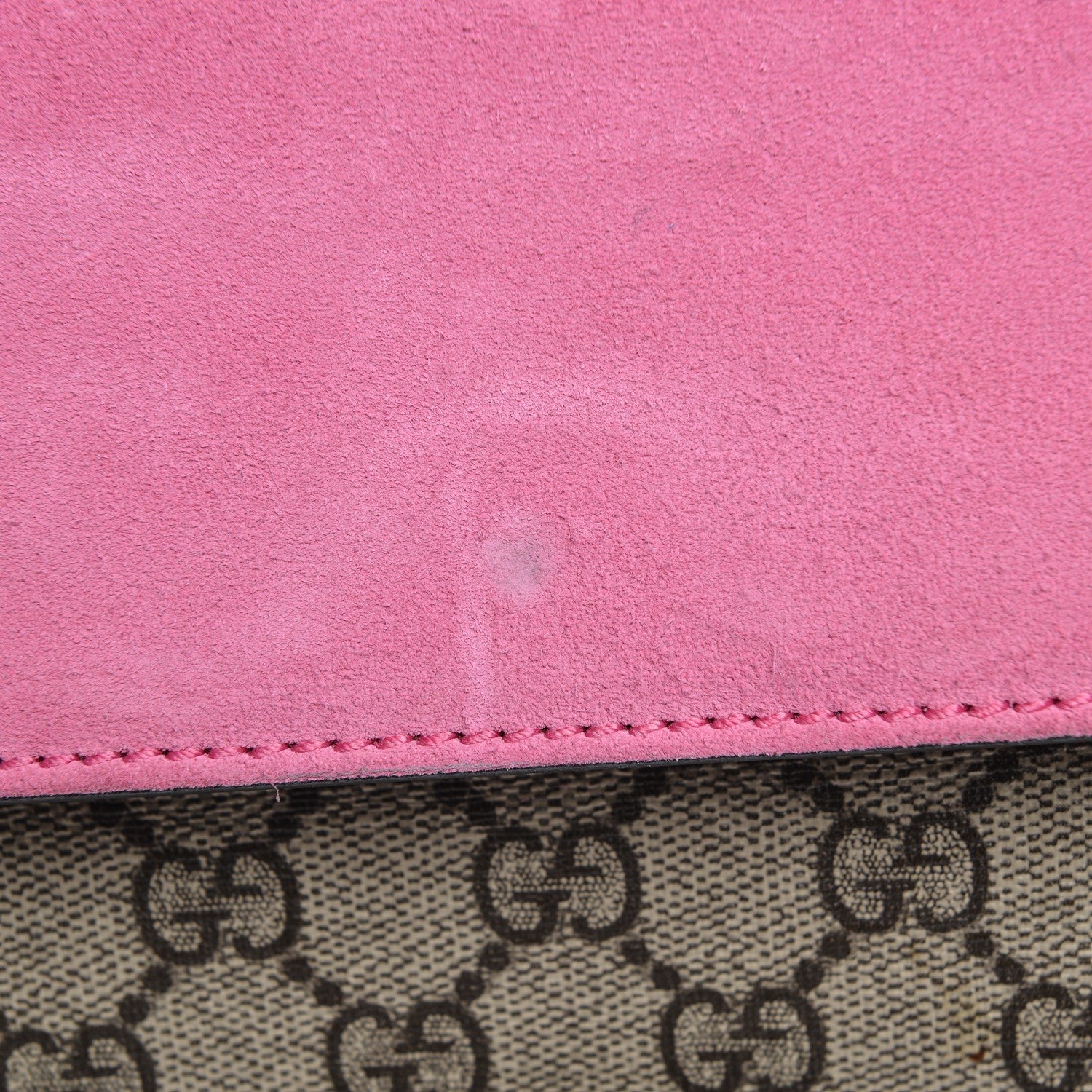 Gucci GG Supreme Monogram Mini Dionysus Shoulder Bag Pink 7 of 7