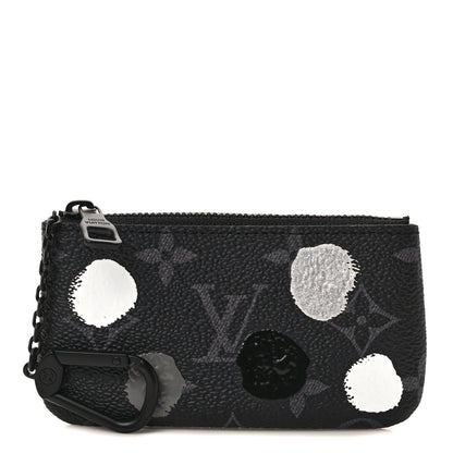 Louis Vuitton LV X YK Monogram Eclipse Key Pouch Black Silver 1 of 8