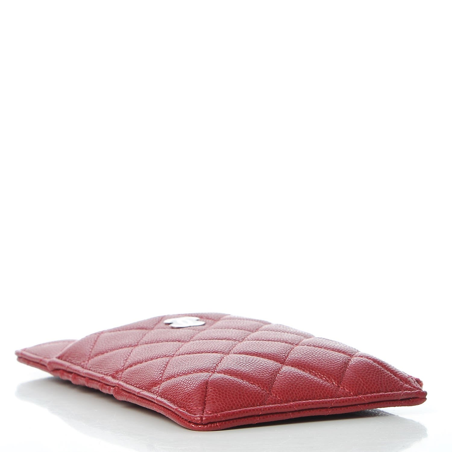 Chanel Caviar Quilted Classic Flat Wallet Pouch Pink 4 of 8