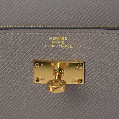 Hermes Epsom Kelly Longue Wallet Gris Asphalte 6 of 8