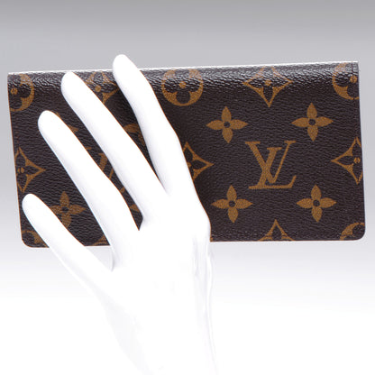 Louis Vuitton Monogram Simple Checkbook Holder Wallet Cover 2 of 8