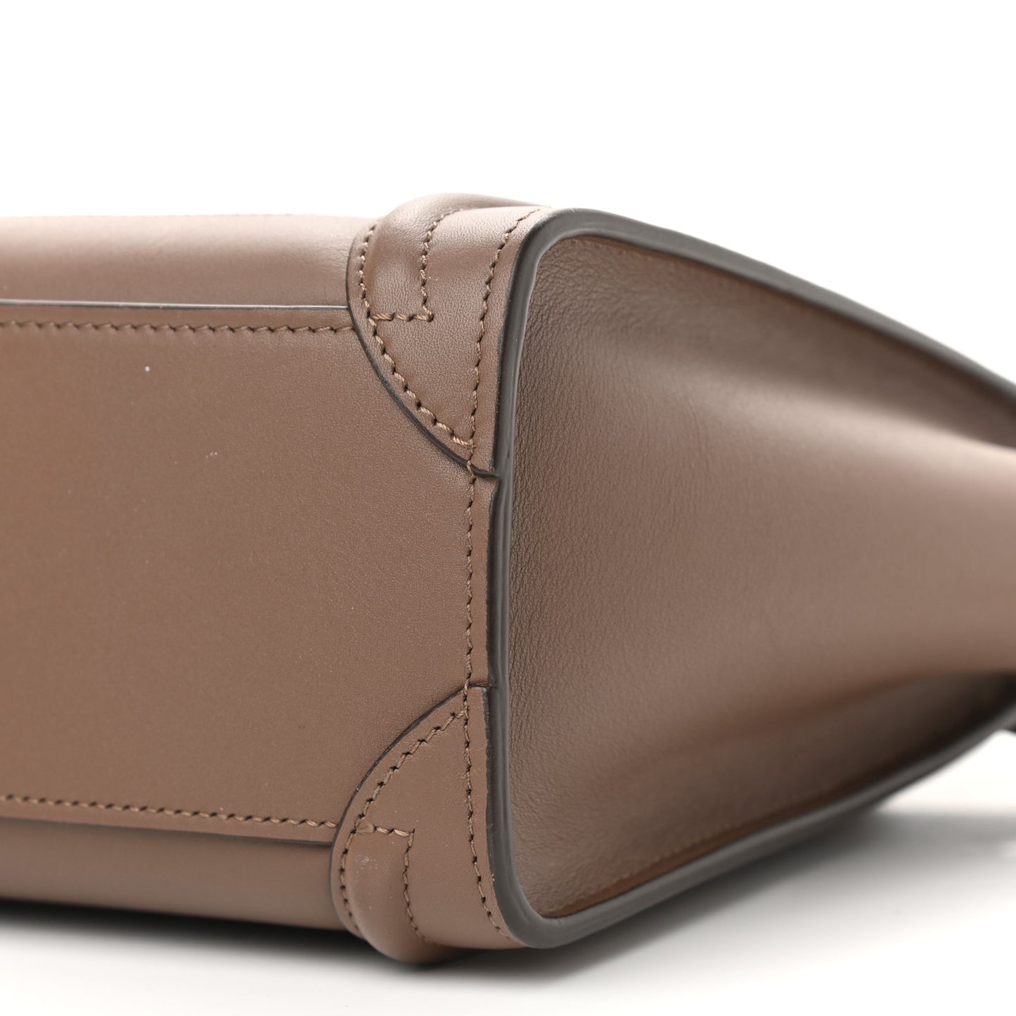 Smooth Calfskin Nano Luggage Camel
