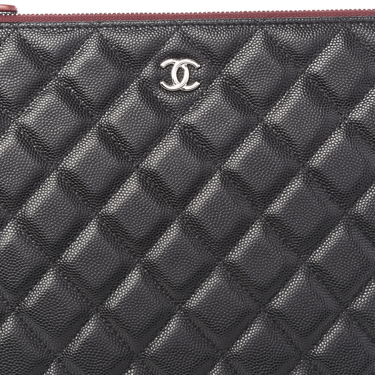 Chanel Caviar Quilted Medium Cosmetic Case Black 9 of 9