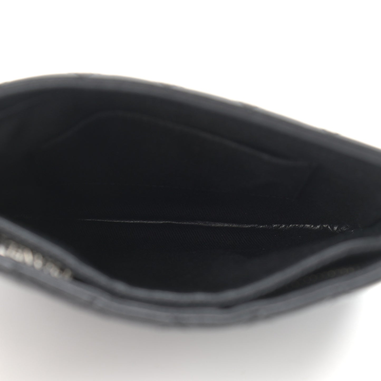Aged Calfskin Quilted Crossbody Bag Black