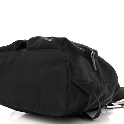 Prada Tessuto Nylon Saffiano Vela Backpack Black 10 of 12