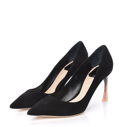 Christian Dior Suede Songe Pumps 38 Black 3 of 11