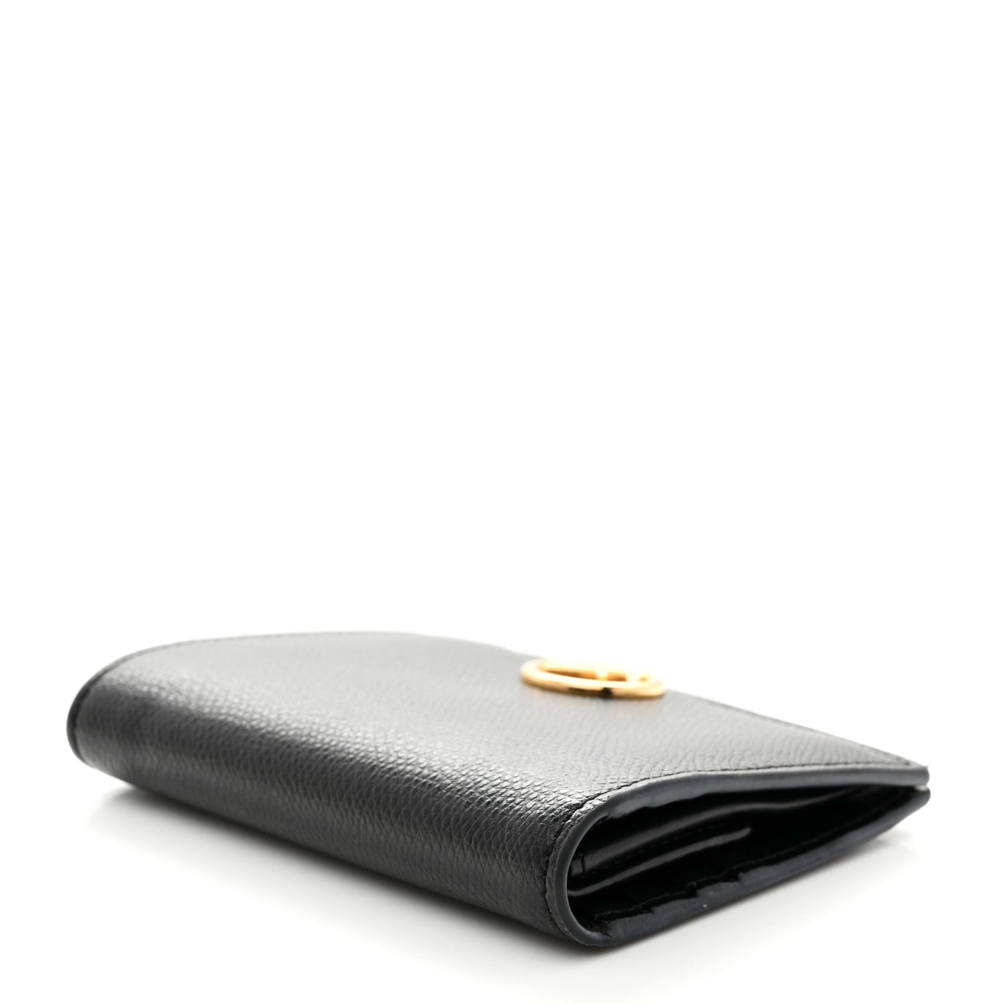 Vitello Cruise F is Fendi Compact Bi-Fold Wallet Black