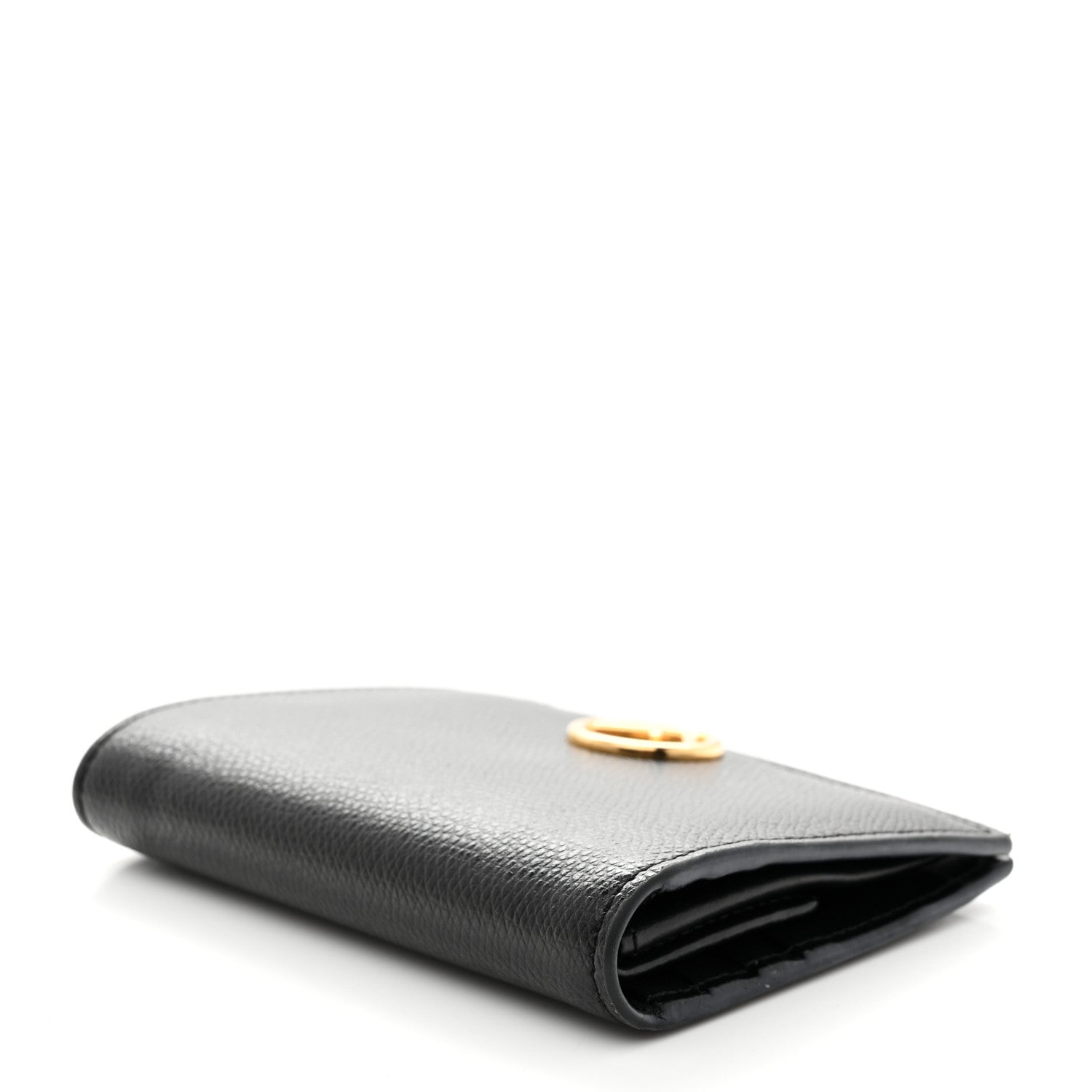 Fendi Vitello Cruise F is Fendi Compact Bi-Fold Wallet Black 4 of 8