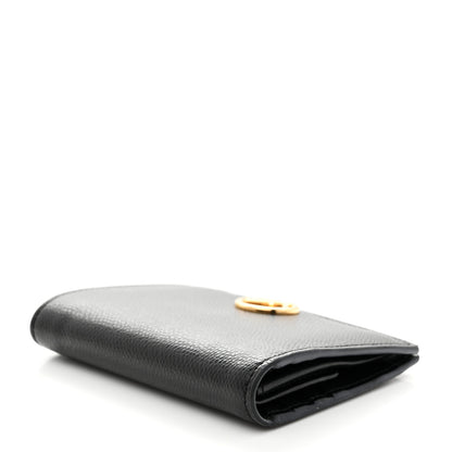 Fendi Vitello Cruise F is Fendi Compact Bi-Fold Wallet Black 4 of 8