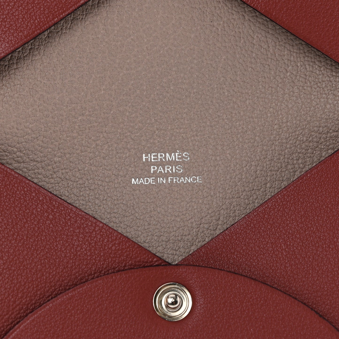 Evercolor Verso Calvi Card Case Rouge Grenat Glycine