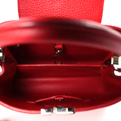 Louis Vuitton Taurillon Capucines BB Rubis 5 of 8