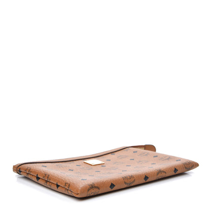 MCM Visetos Mini Pouch Cognac 4 of 6