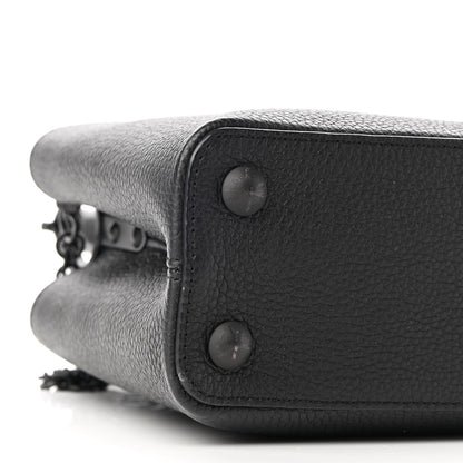 Louis Vuitton Taurillon Capucines BB Matte Black 8 of 8