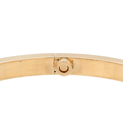 Cartier 18K Yellow Gold Small LOVE Bracelet 17 5 of 9