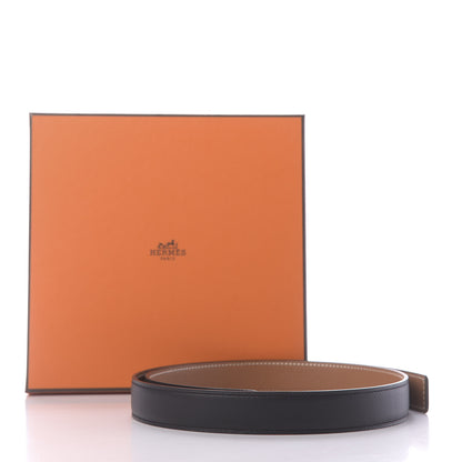 Hermes Swift Epsom 24mm Belt Strap 80 Black Gold 8 of 8