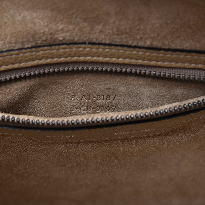 Celine Drummed Calfskin Micro Luggage Dune 7 of 10