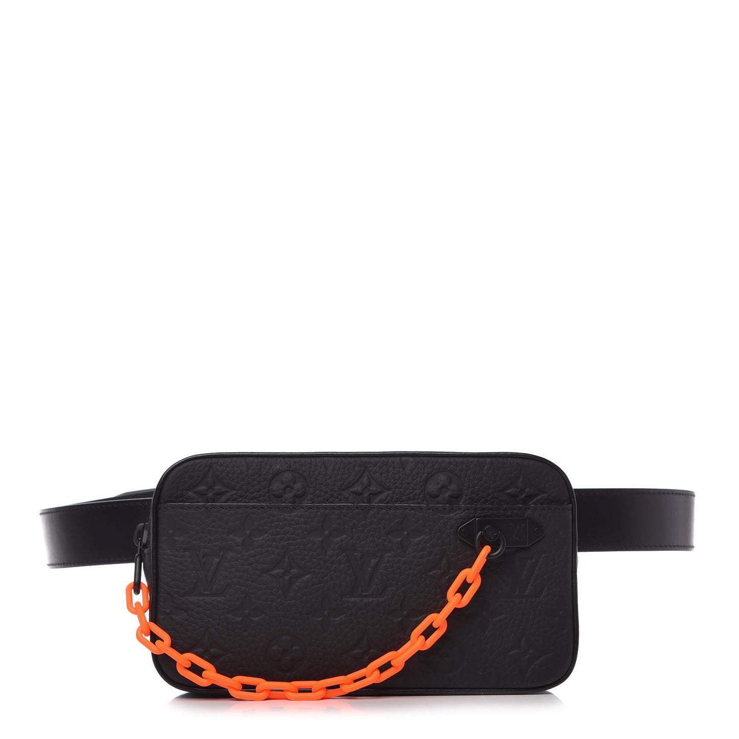 Taurillon Monogram Uniformes Solar Ray Soft Pochette Volga Belt Bag Black