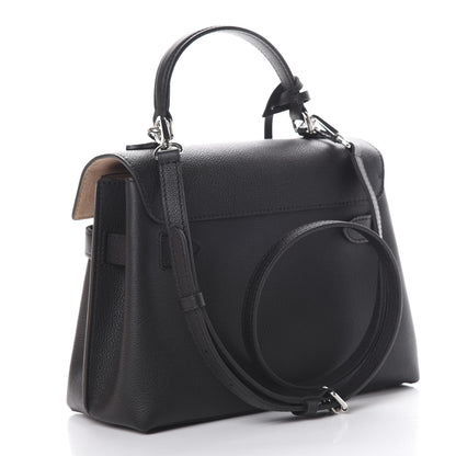 Louis Vuitton Calfskin Lockme Ever BB Black 2 of 10