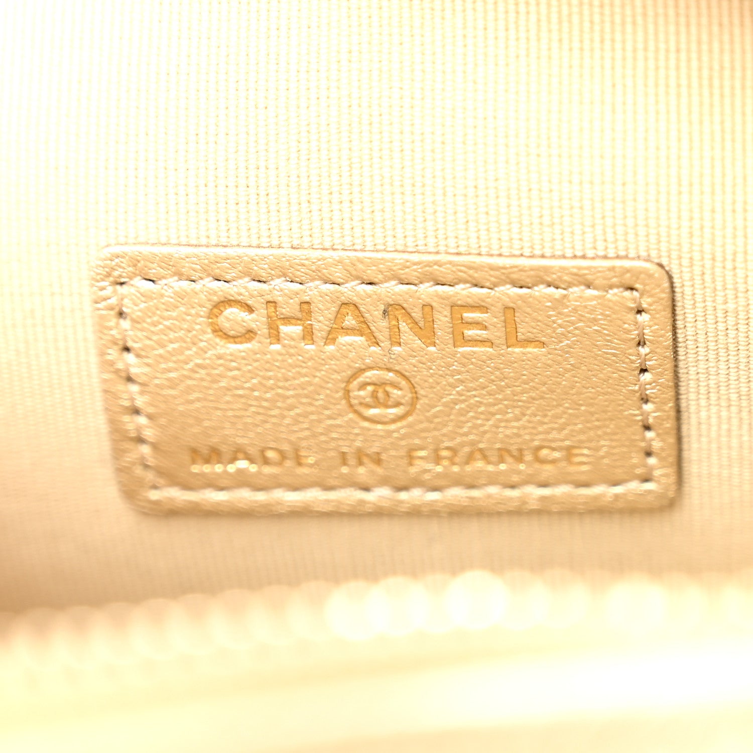 Chanel Metallic Lambskin Quilted CC In Love Heart Clutch With Chain Gold 6 of 11