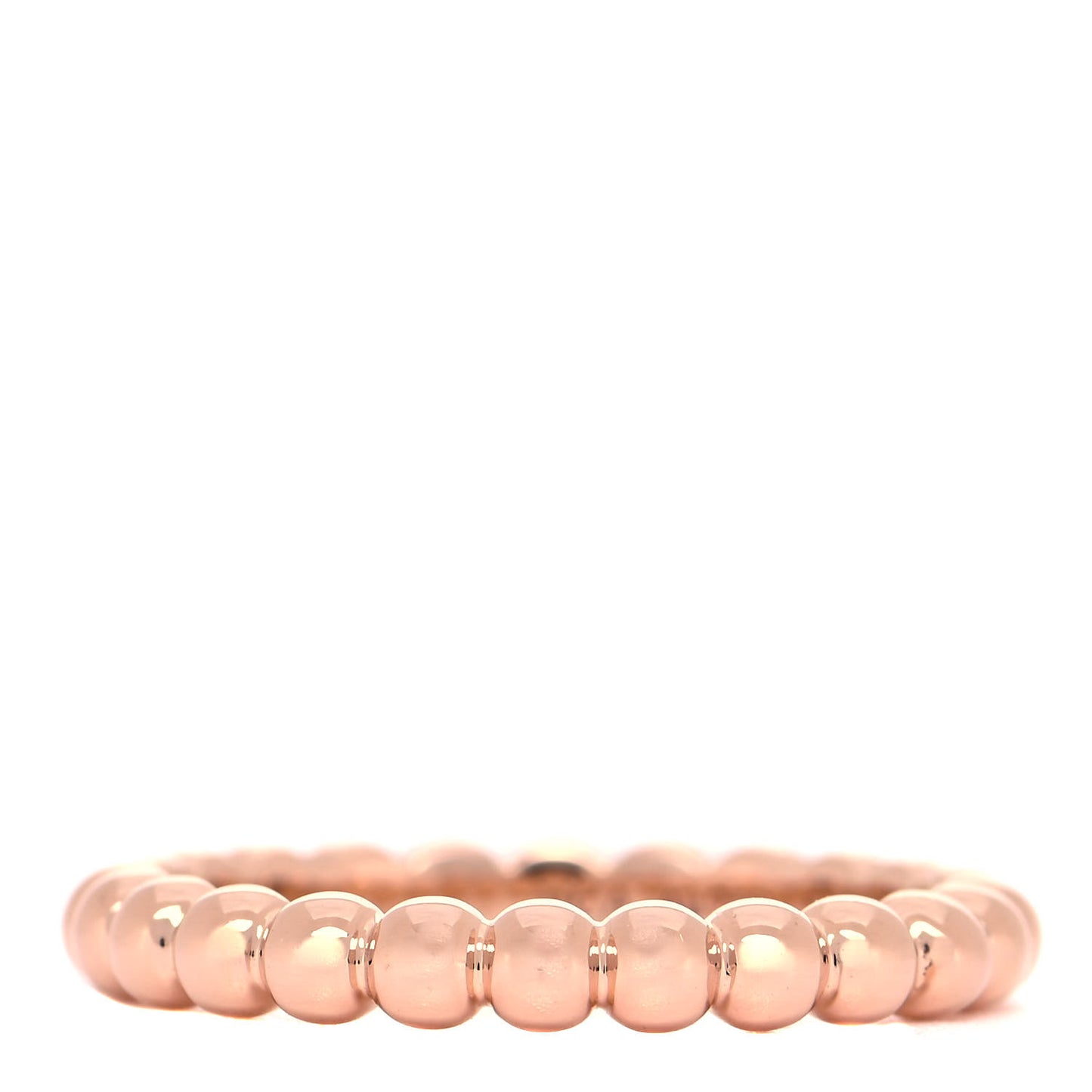 18K Rose Gold Medium Perlee Ring 52 6