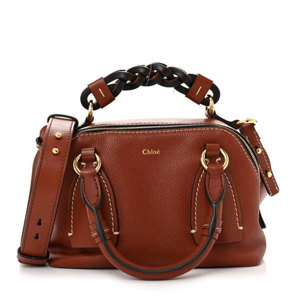 Chloe Calfskin Small Daria Sepia Brown 1 of 13