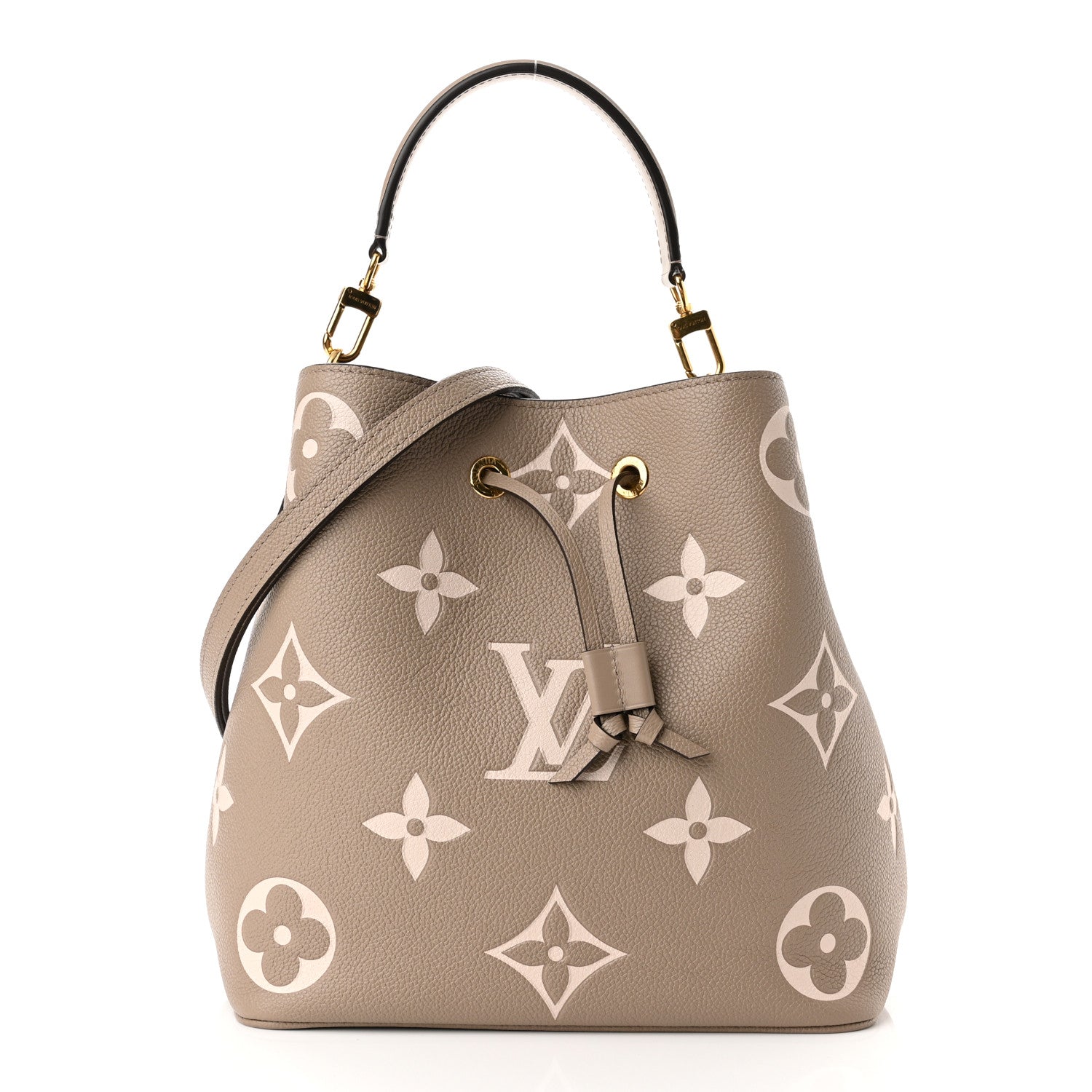Louis Vuitton Empreinte Monogram Giant Neonoe MM Tourterelle Creme 3 of 12