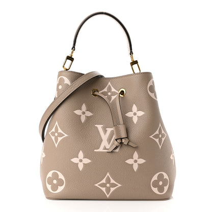 Louis Vuitton Empreinte Monogram Giant Neonoe MM Tourterelle Creme 3 of 12