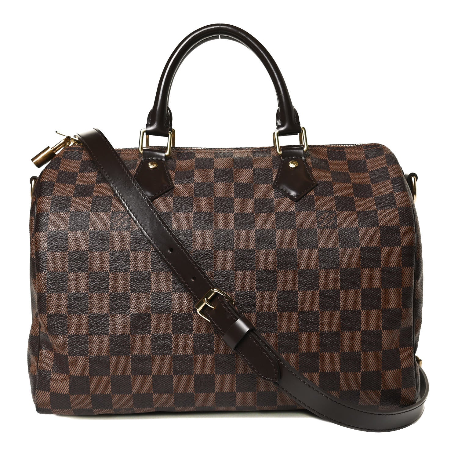 Louis Vuitton Damier Ebene Speedy Bandouliere 30 1 of 12