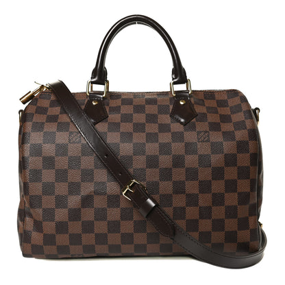 Louis Vuitton Damier Ebene Speedy Bandouliere 30 1 of 12