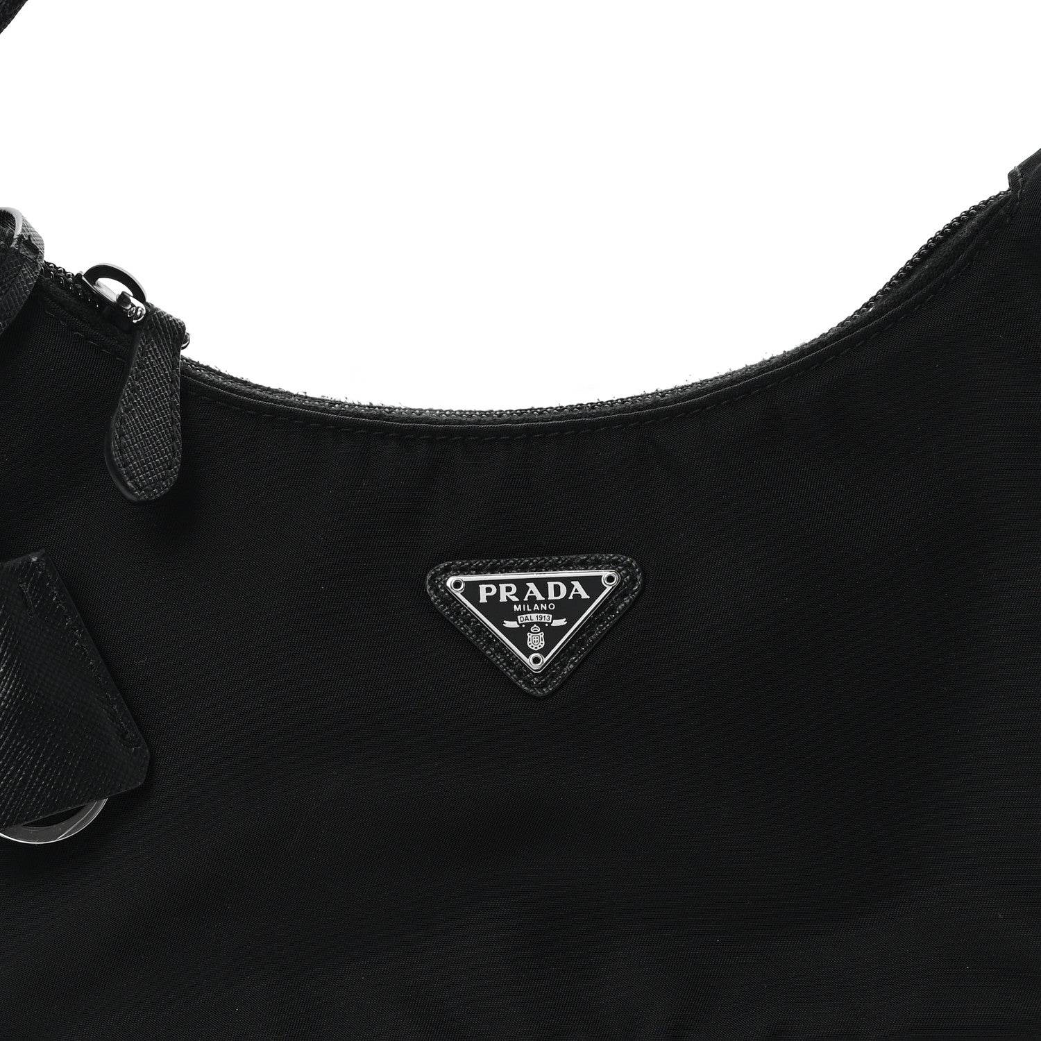 Prada Tessuto Nylon Mini Re-Edition 2000 Bag Black 7 of 11