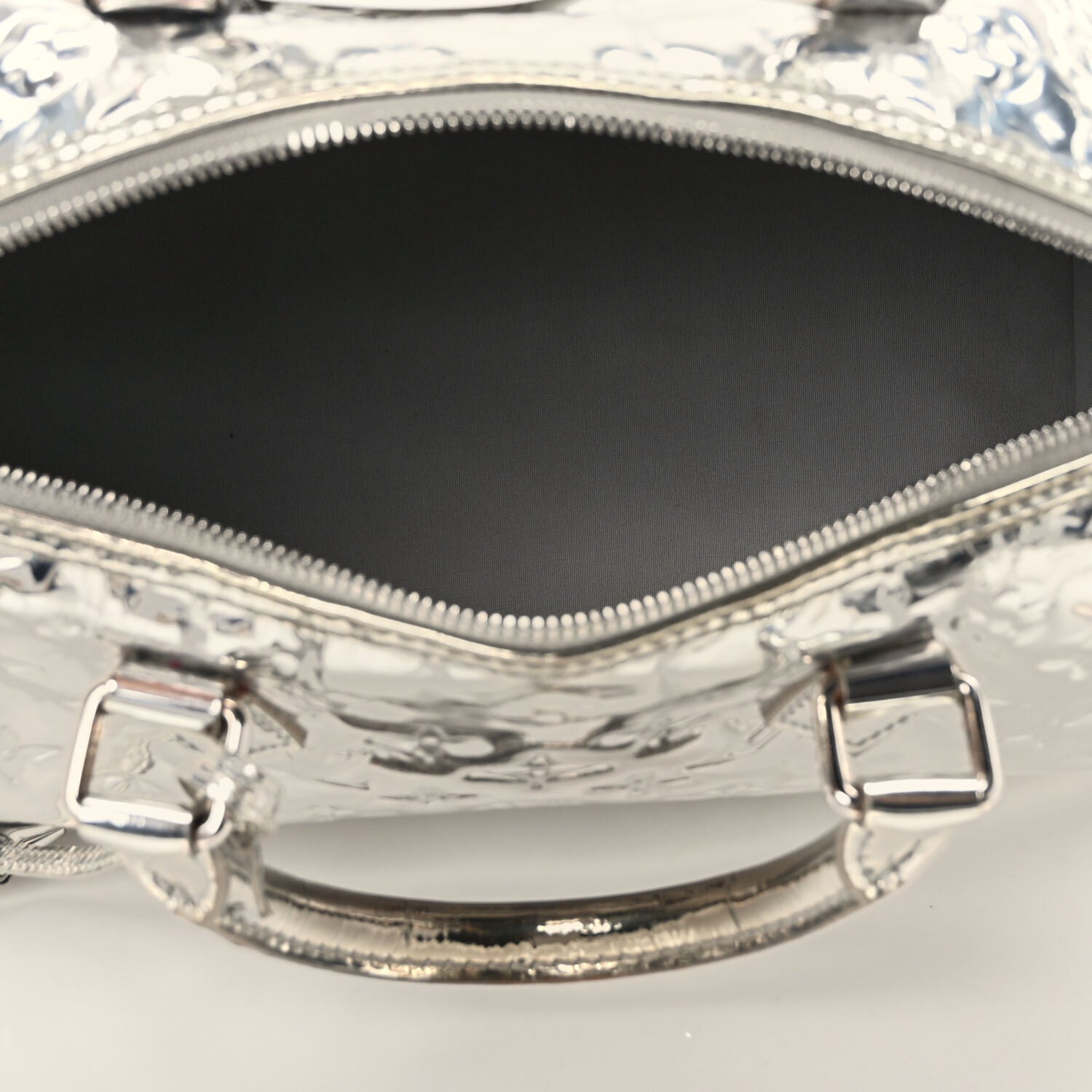 Louis Vuitton Monogram Miroir Speedy 30 Silver 5 of 12