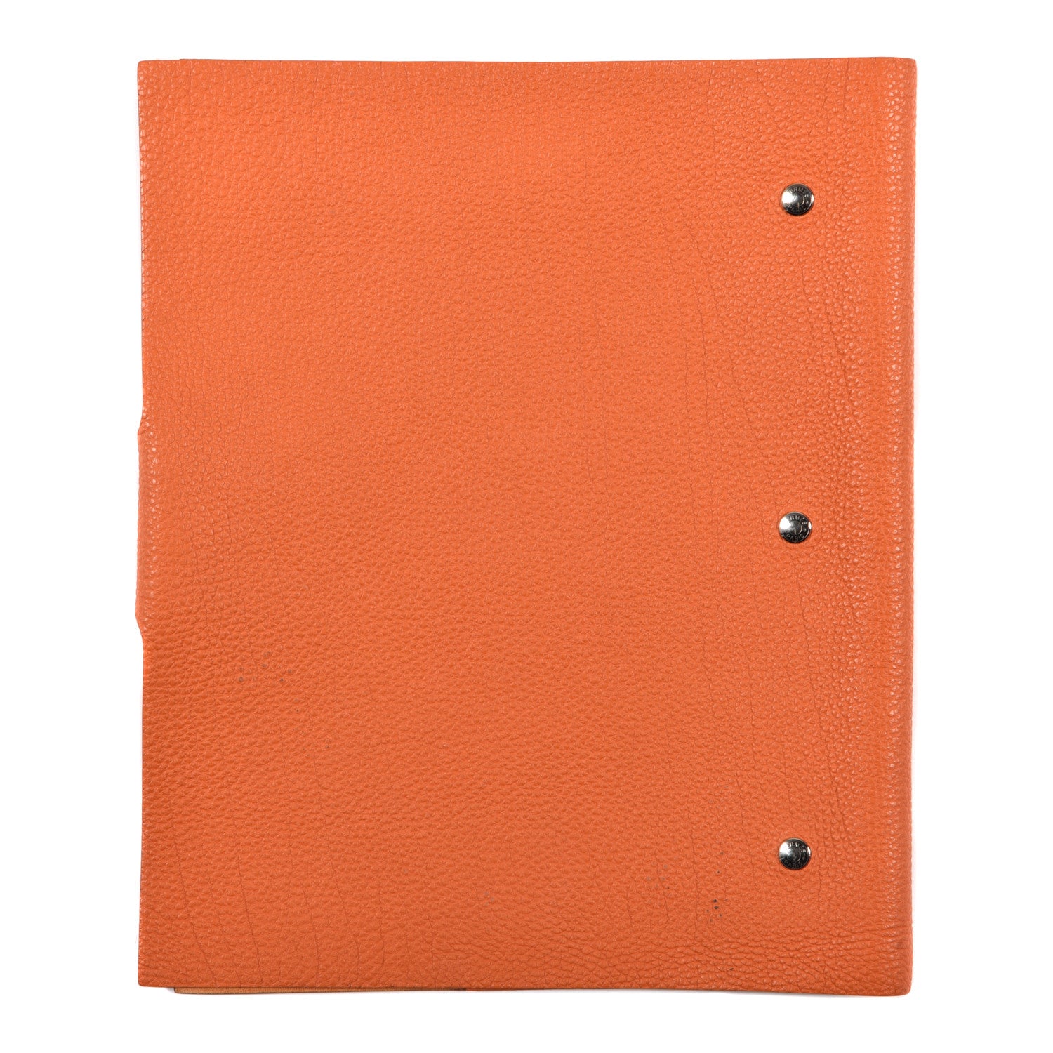 Hermes Togo Ulysse GM Notebook Cover Orange 2 of 4
