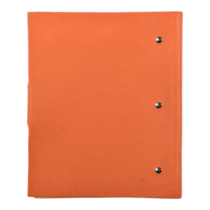 Hermes Togo Ulysse GM Notebook Cover Orange 2 of 4