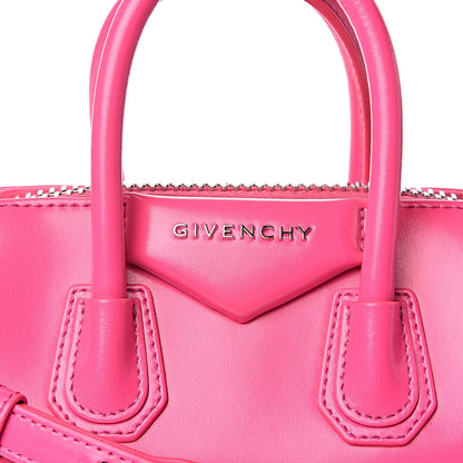 Givenchy Shiny Lord Calfskin Mini Antigona Shocking Pink 8 of 10