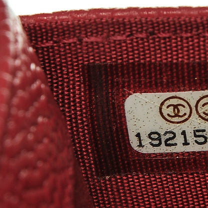 Chanel Caviar Timeless CC Card Holder Red 8 of 8