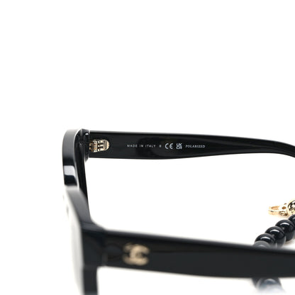 Chanel Acetate Chain Square Sunglasses 5487-A Black 7 of 8