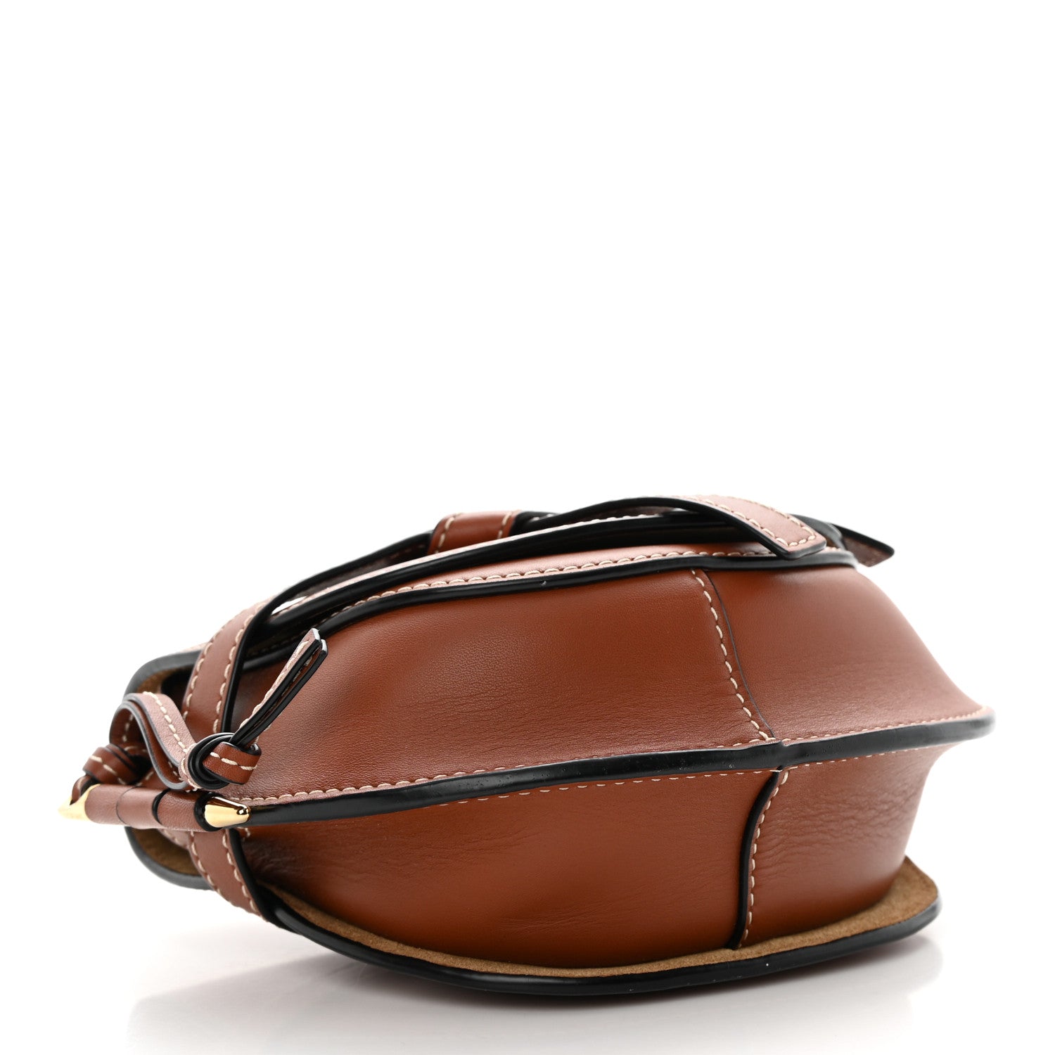 Loewe Calfskin Mini Gate Crossbody Bag Rust 4 of 13