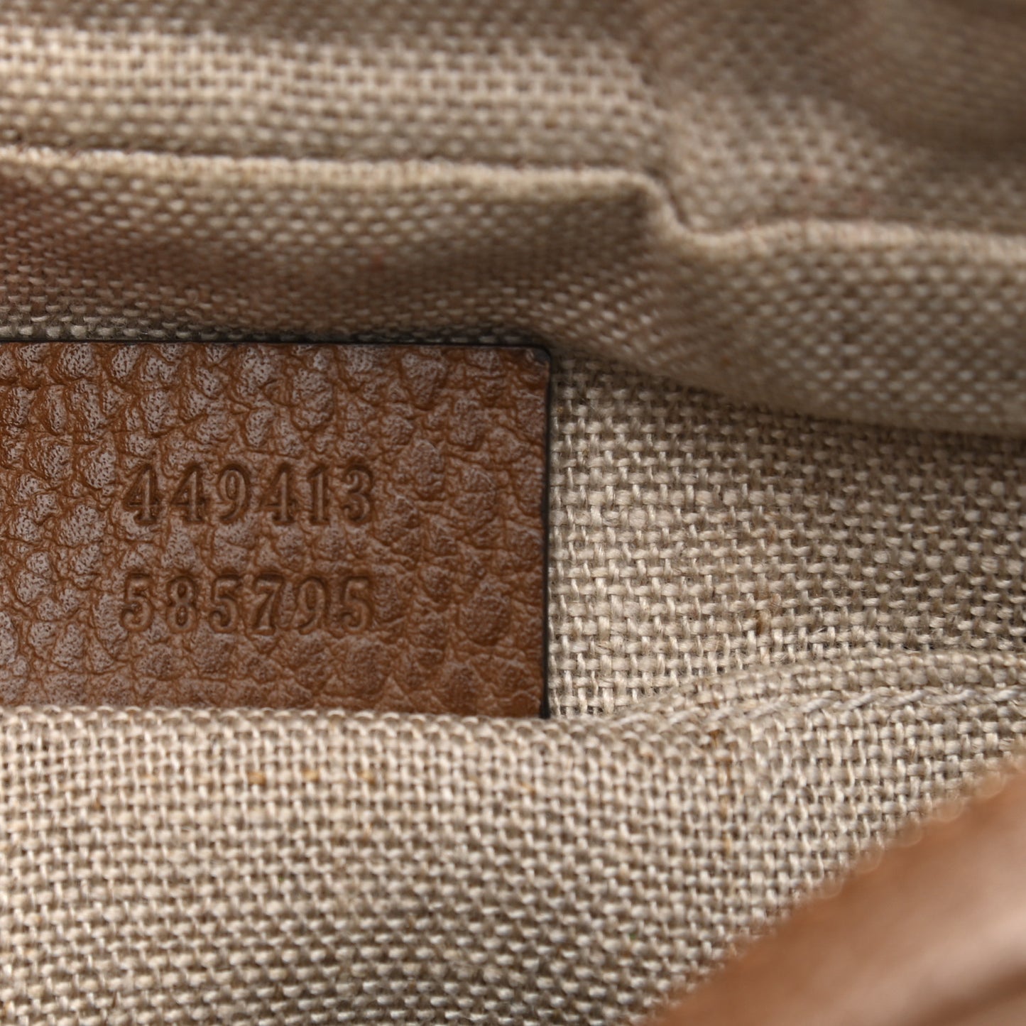 Monogram Mini Bree Messenger Bag Beige Tabacco