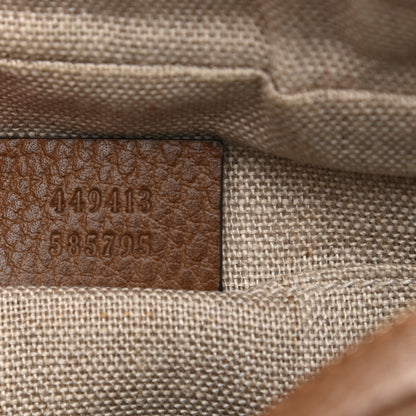 Gucci Monogram Mini Bree Messenger Bag Beige Tabacco 8 of 12