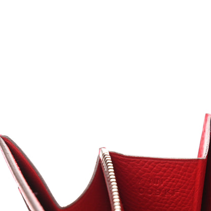Hermes Epsom Constance Compact Passant Wallet Rouge Casaque 8 of 8
